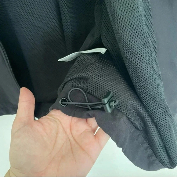 Nike Windbreaker Fall Spring Zip Up Breathable Black Jacket Men’s Size Large - Picture 4 of 8